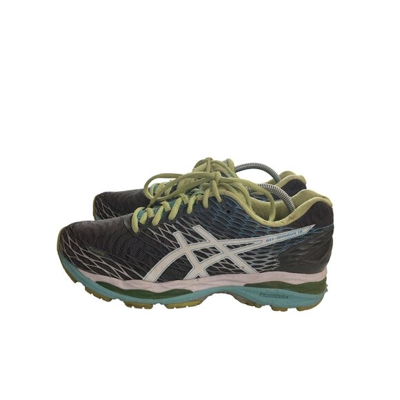 Asics Gel-Nimbus 18 fluidride Women's Size 9 Gray Blue running walking sneakers - Picture 3 of 8